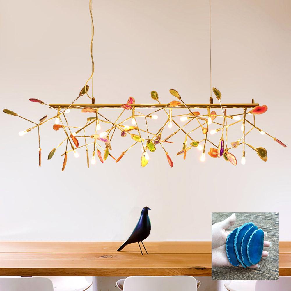 Agate Shard Ceiling Light Lighting Lobby