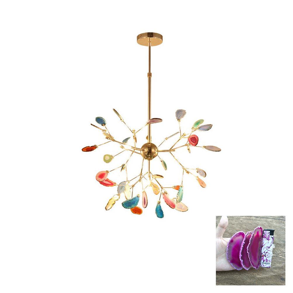 Agate Shard Ceiling Light Lighting Lobby