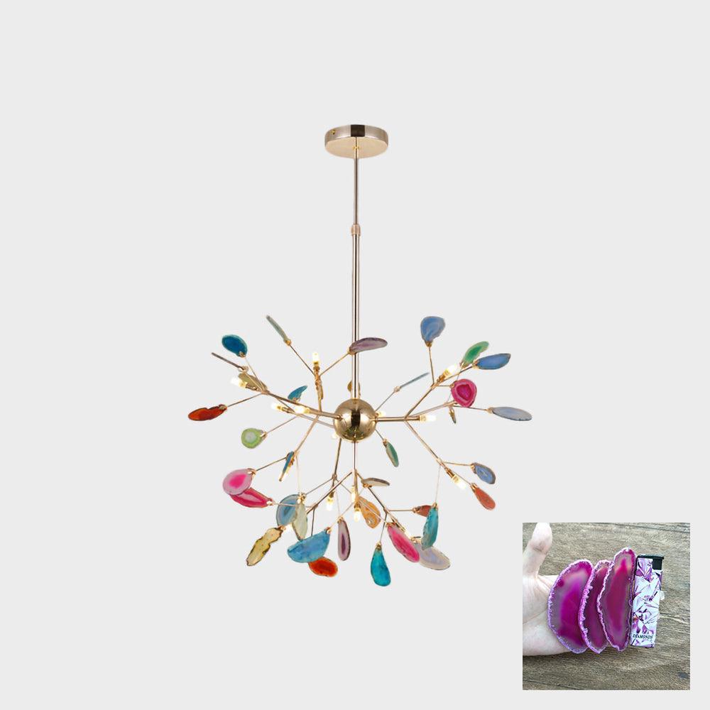 Agate Shard Ceiling Light Lighting Lobby