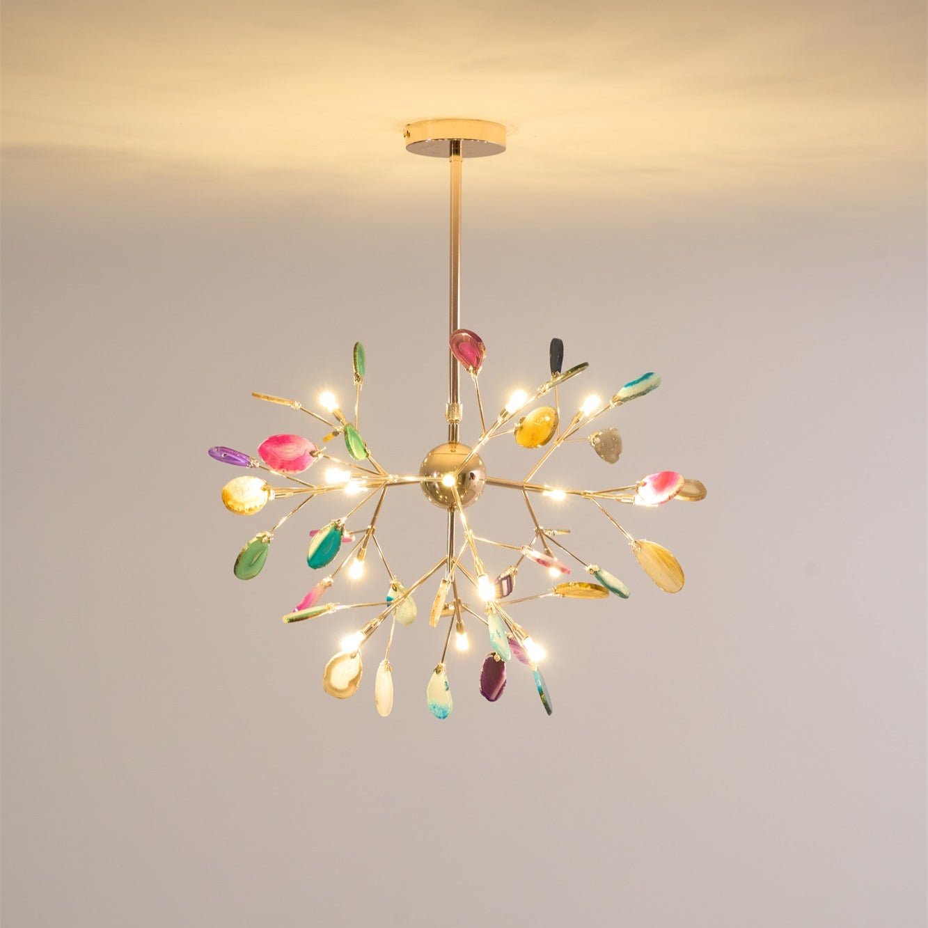 Agate Shard Ceiling Light Lighting Lobby