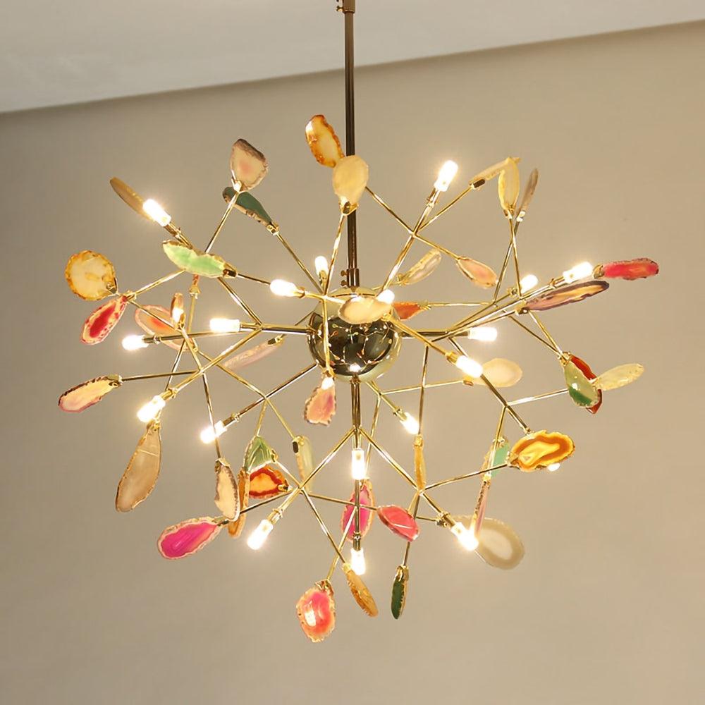 Agate Shard Ceiling Light Lighting Lobby