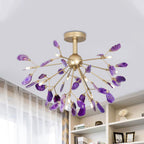 Agate Shard Ceiling Light Lighting Lobby