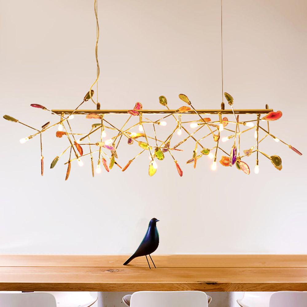 Agate Shard Ceiling Light Lighting Lobby