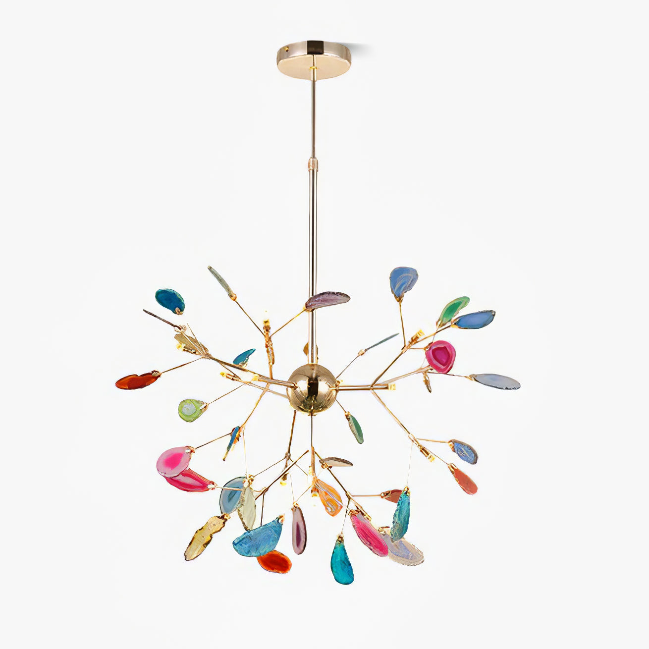 Agate Shard Ceiling Light Lighting Lobby
