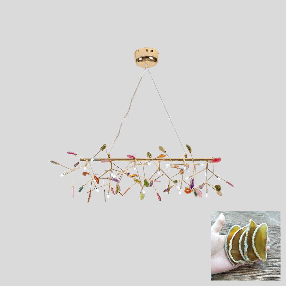 Agate Shard Ceiling Light Lighting Lobby
