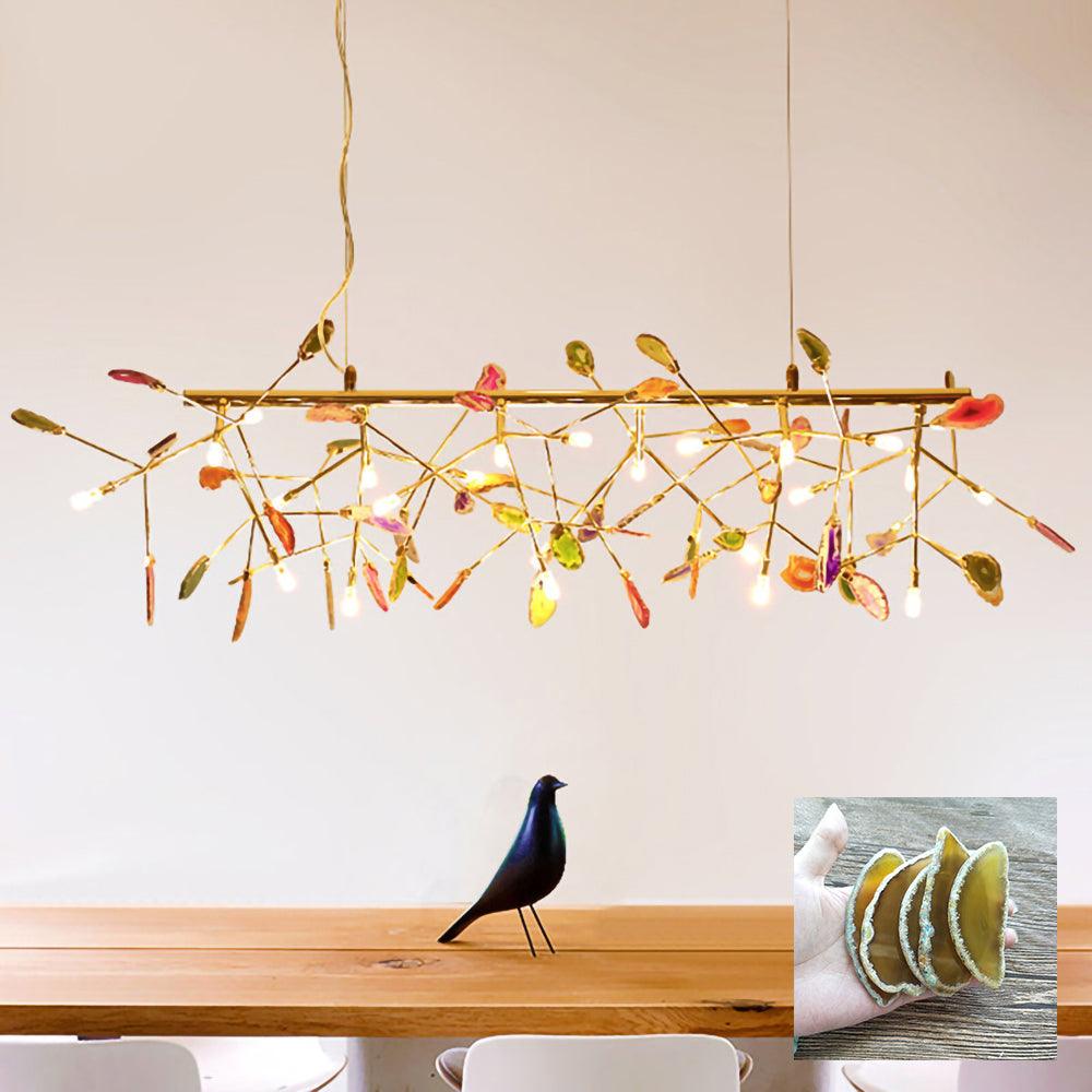 Agate Shard Ceiling Light Lighting Lobby