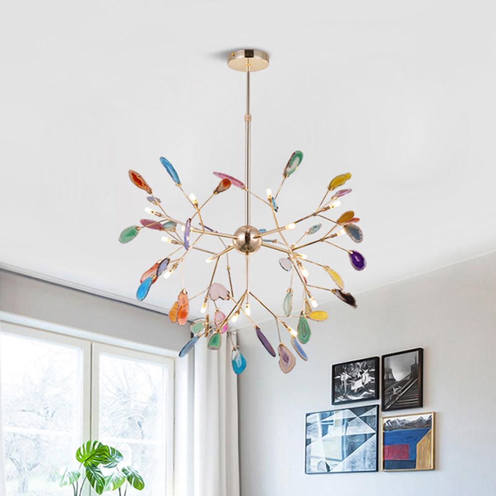 Agate Shard Ceiling Light Lighting Lobby