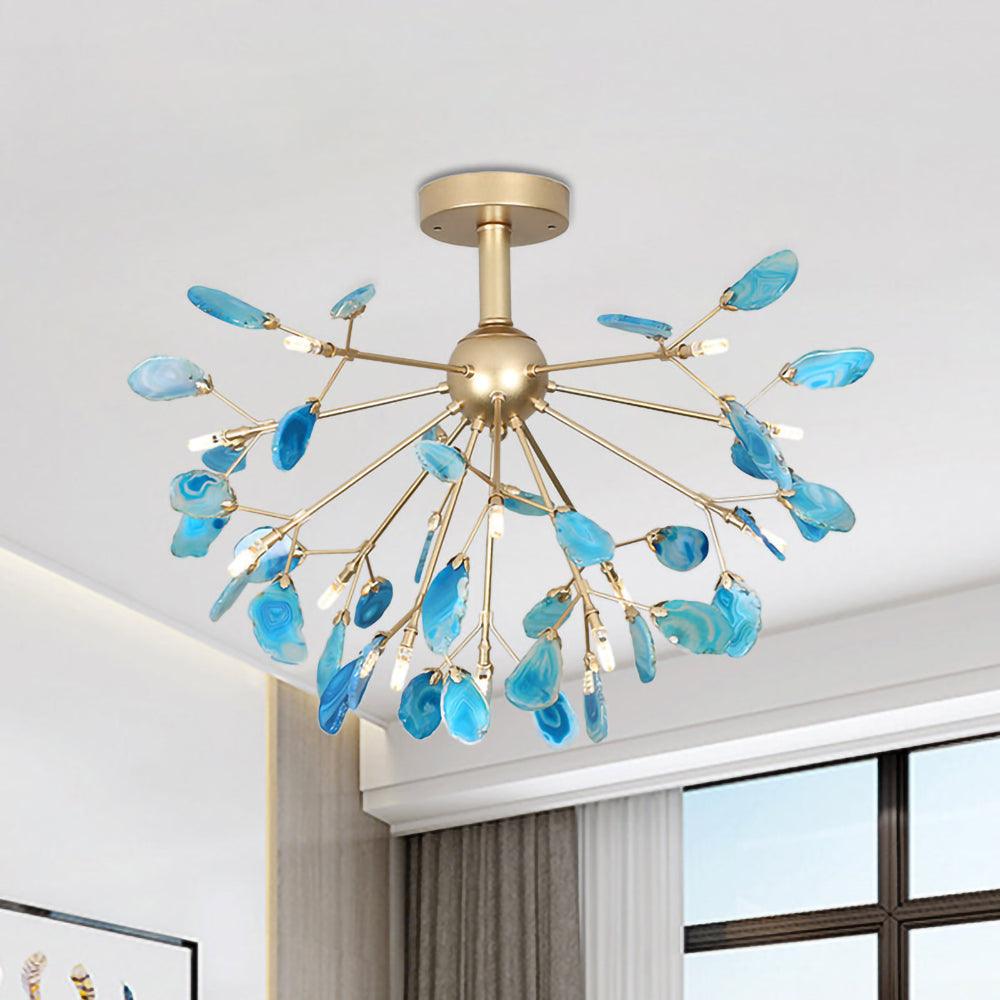 Agate Shard Ceiling Light Lighting Lobby