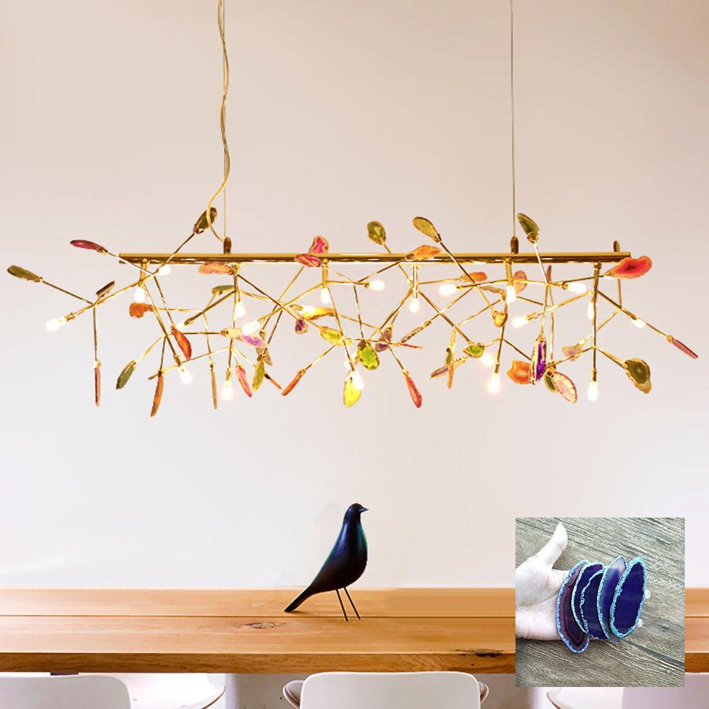 Agate Shard Ceiling Light Lighting Lobby