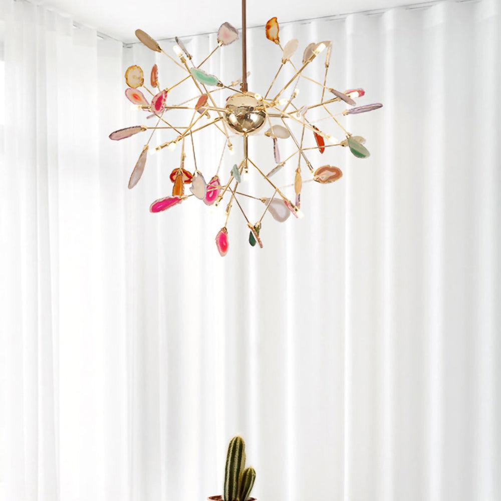 Agate Shard Ceiling Light Lighting Lobby