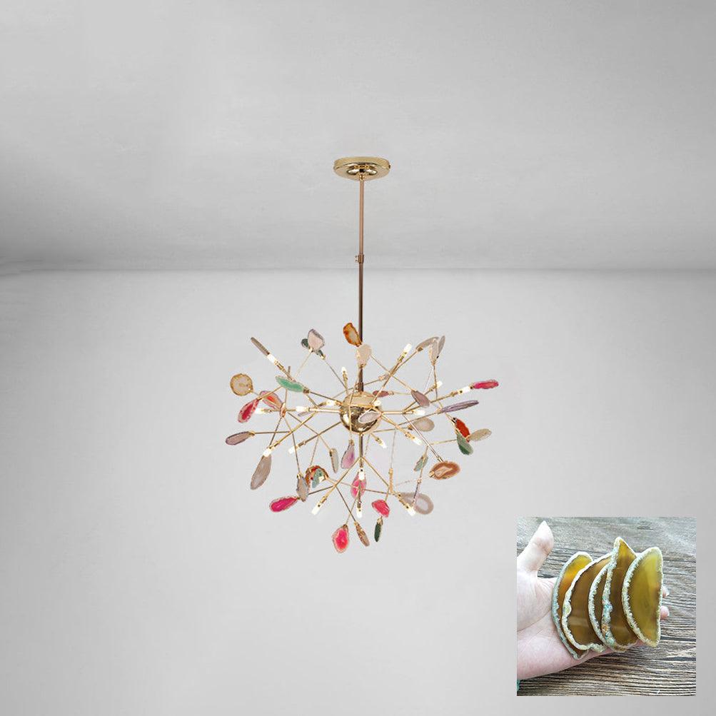 Agate Shard Ceiling Light Lighting Lobby