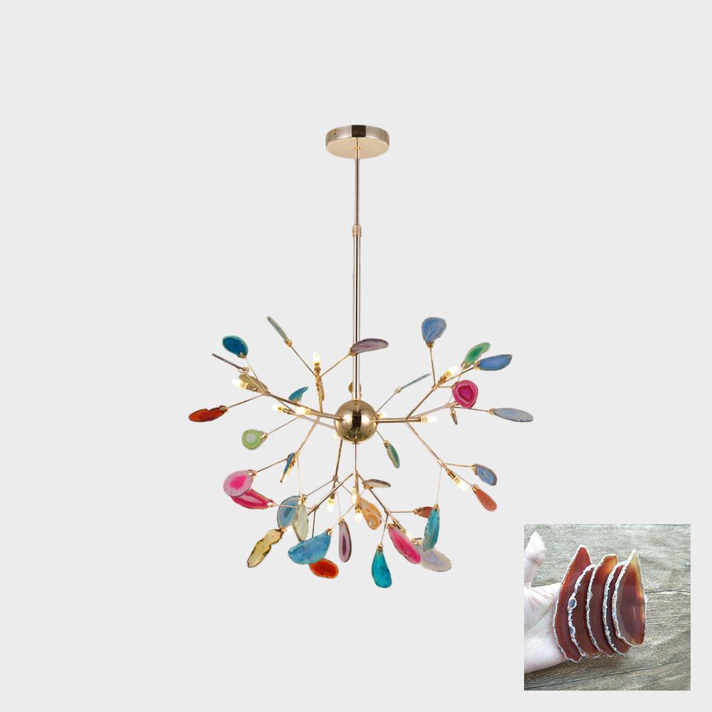 Agate Shard Ceiling Light Lighting Lobby