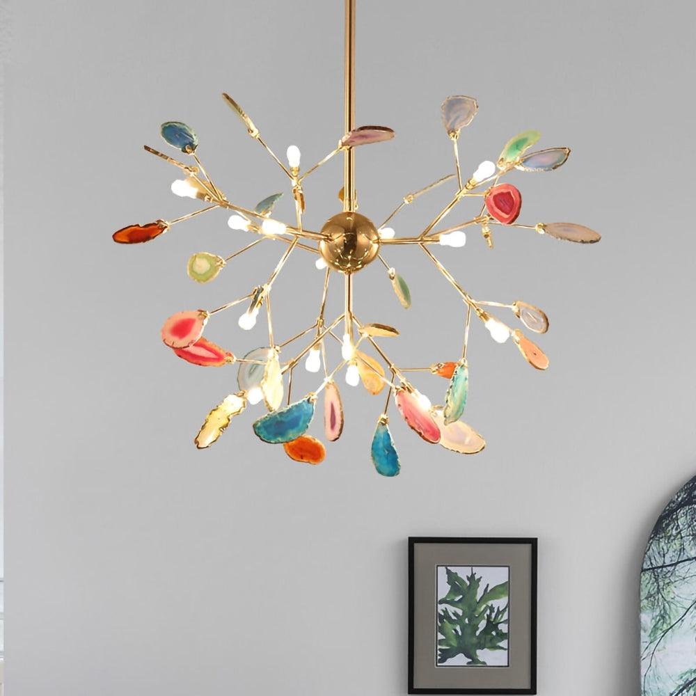 Agate Shard Ceiling Light Lighting Lobby