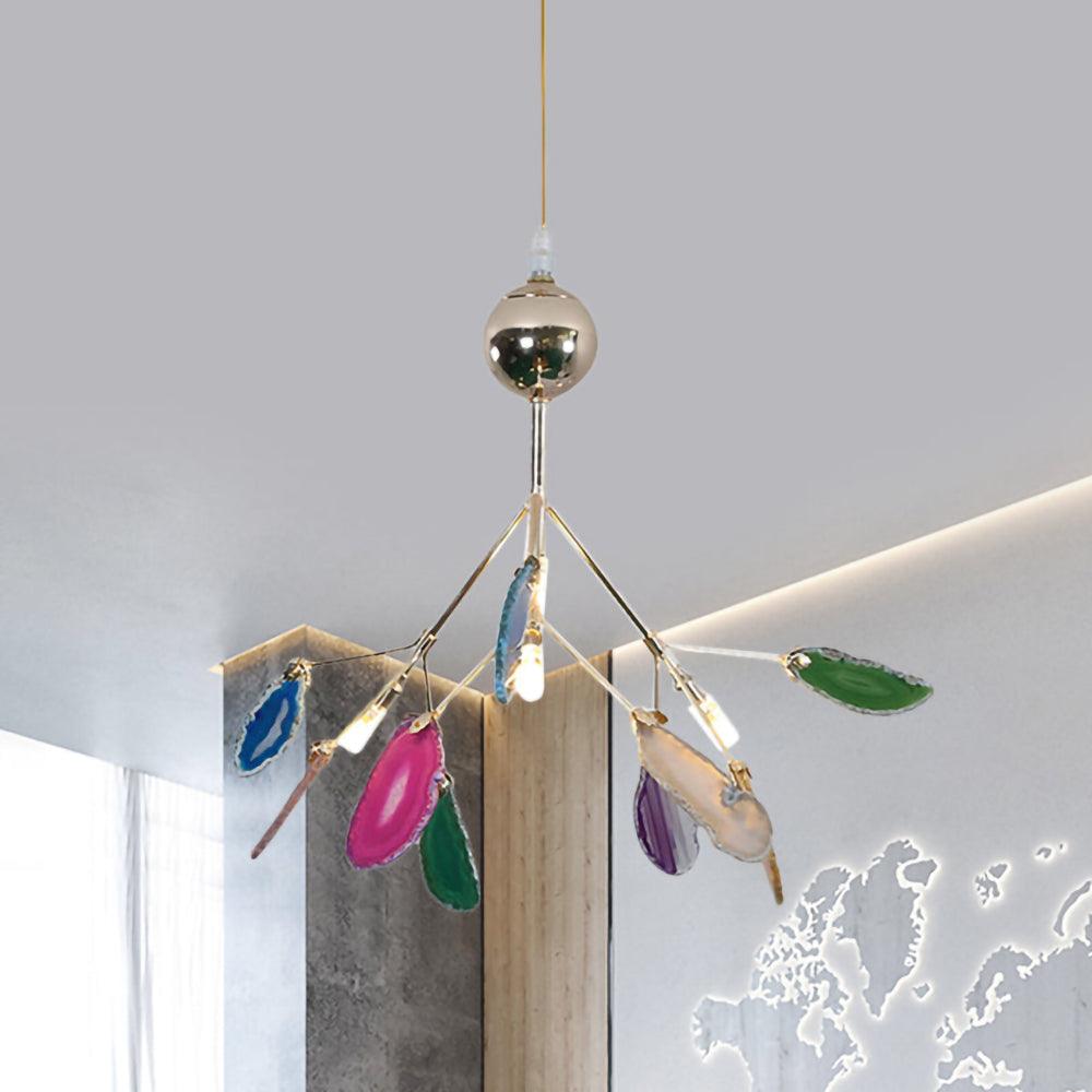 Agate Shard Ceiling Light Lighting Lobby