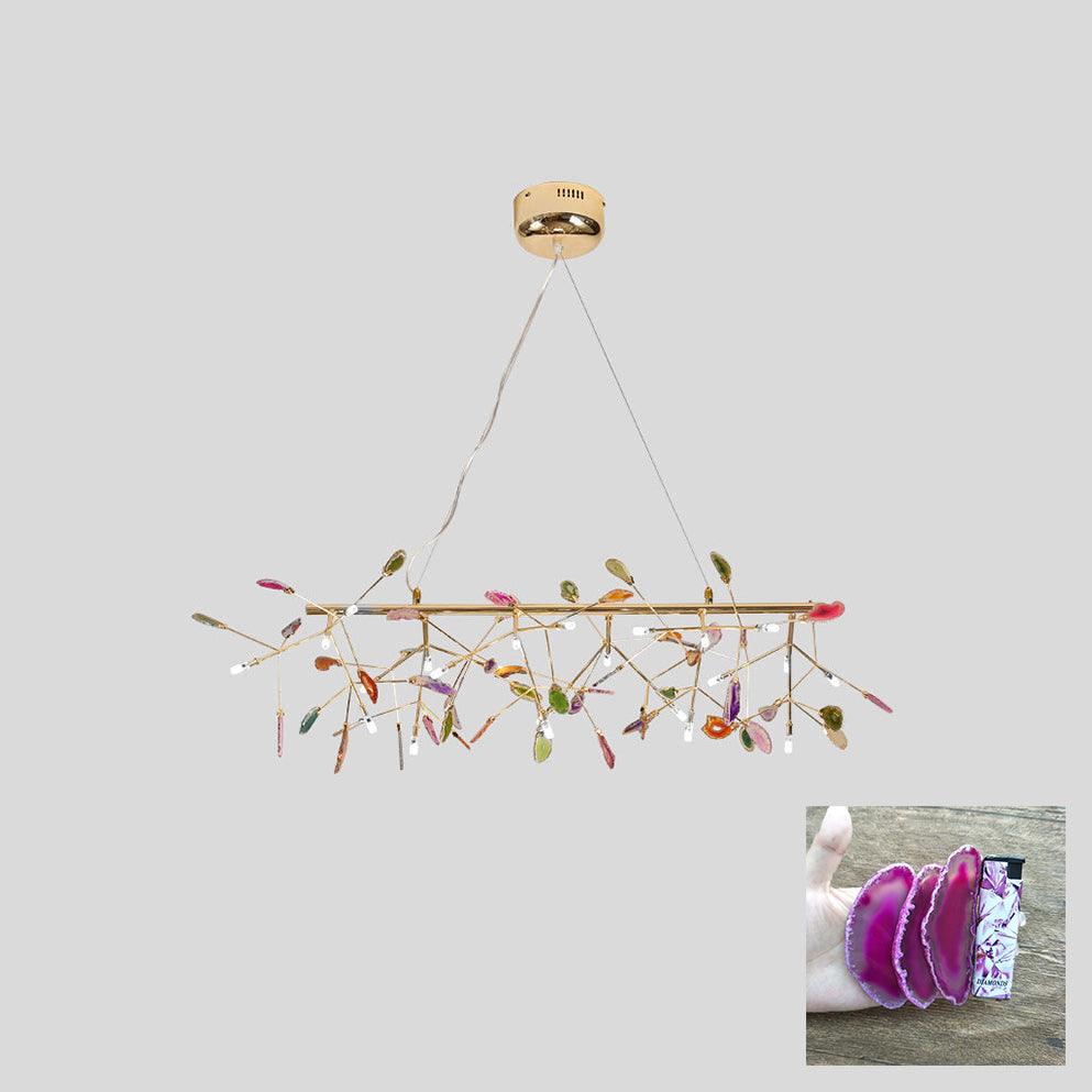 Agate Shard Ceiling Light Lighting Lobby