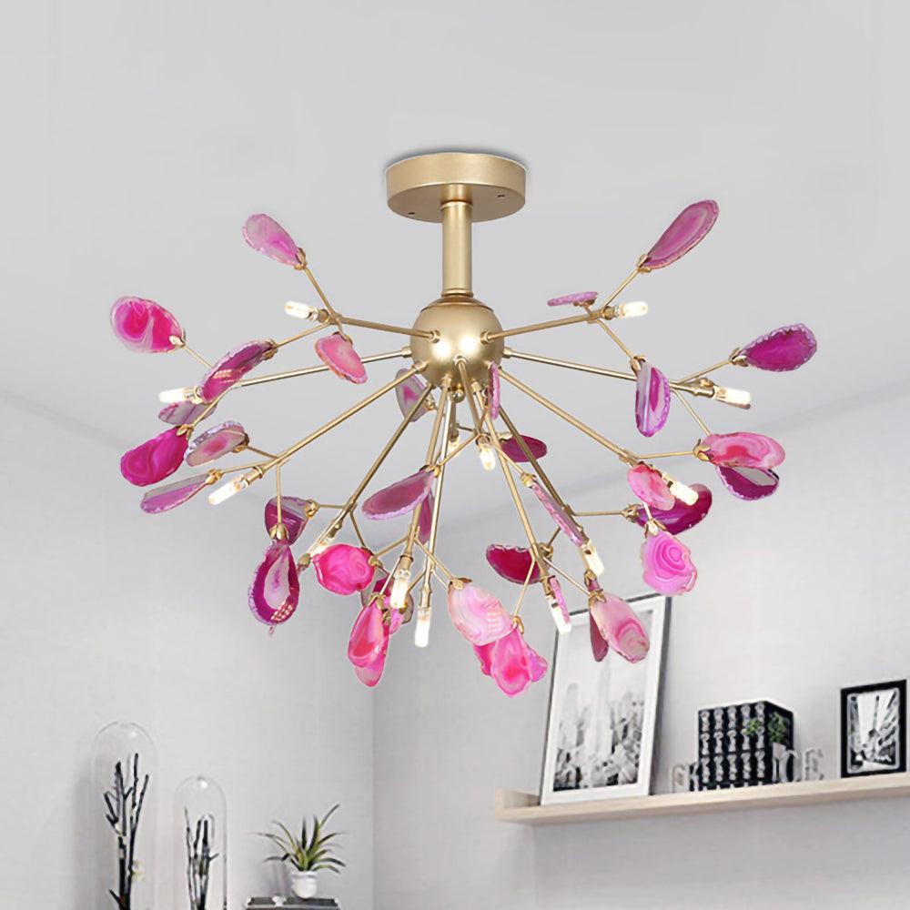 Agate Shard Ceiling Light Lighting Lobby