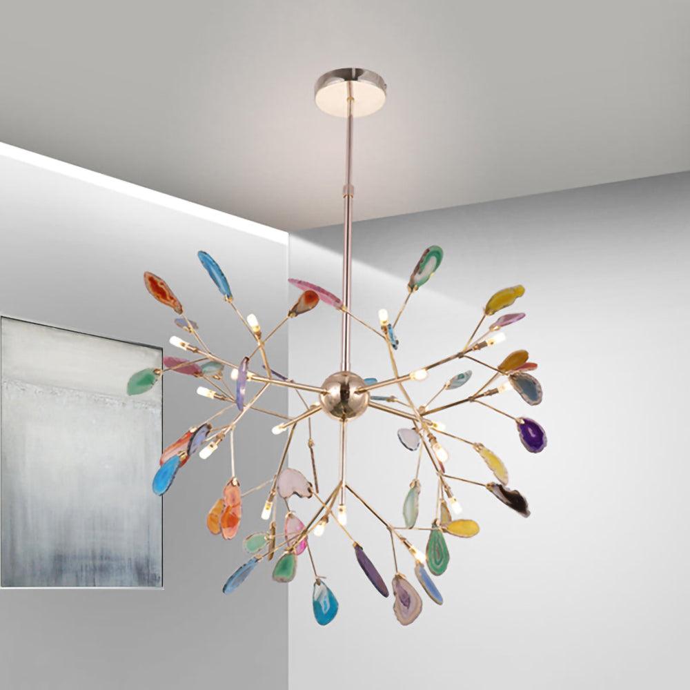 Agate Shard Ceiling Light Lighting Lobby