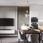 Air 73 Ceiling Glass Suspension Lamp Lighting Lobby