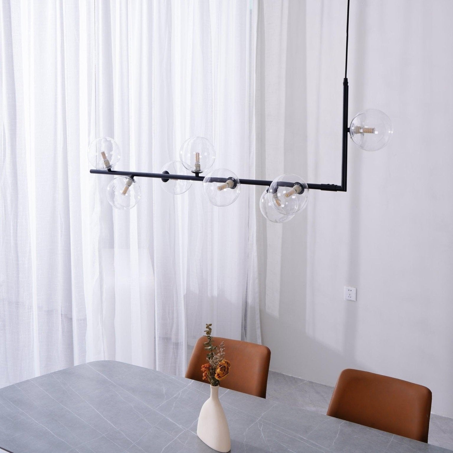 Air 73 Ceiling Glass Suspension Lamp Lighting Lobby