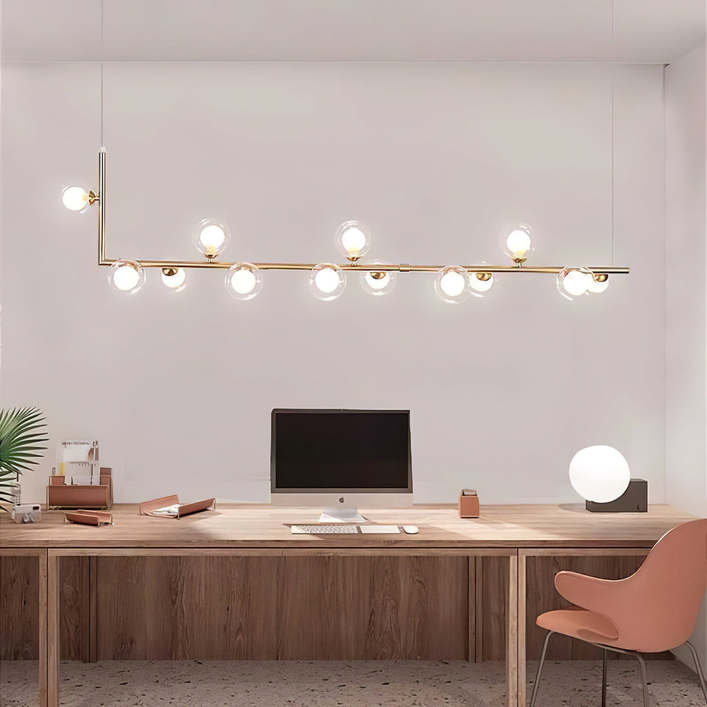 Air 73 Ceiling Glass Suspension Lamp Lighting Lobby