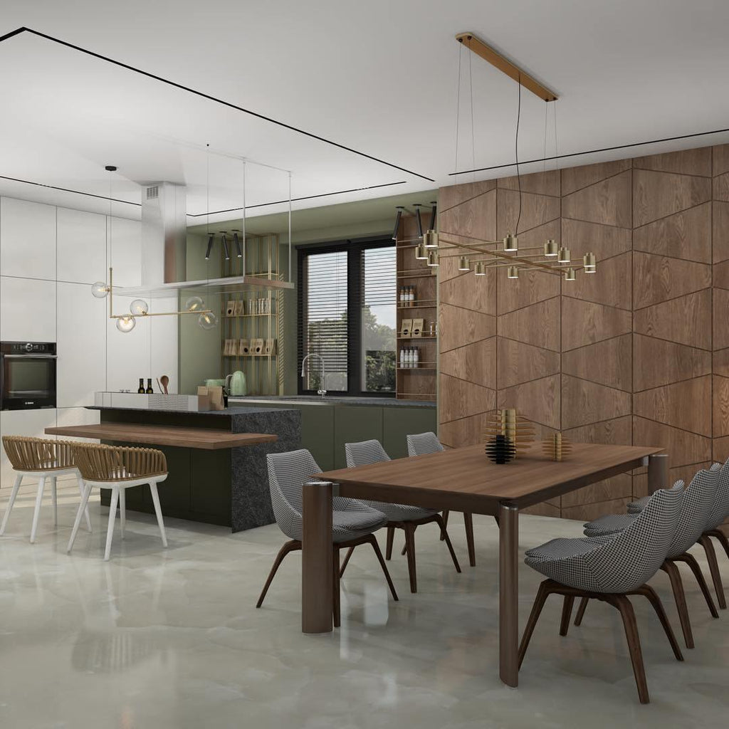 Air 73 Ceiling Glass Suspension Lamp Lighting Lobby