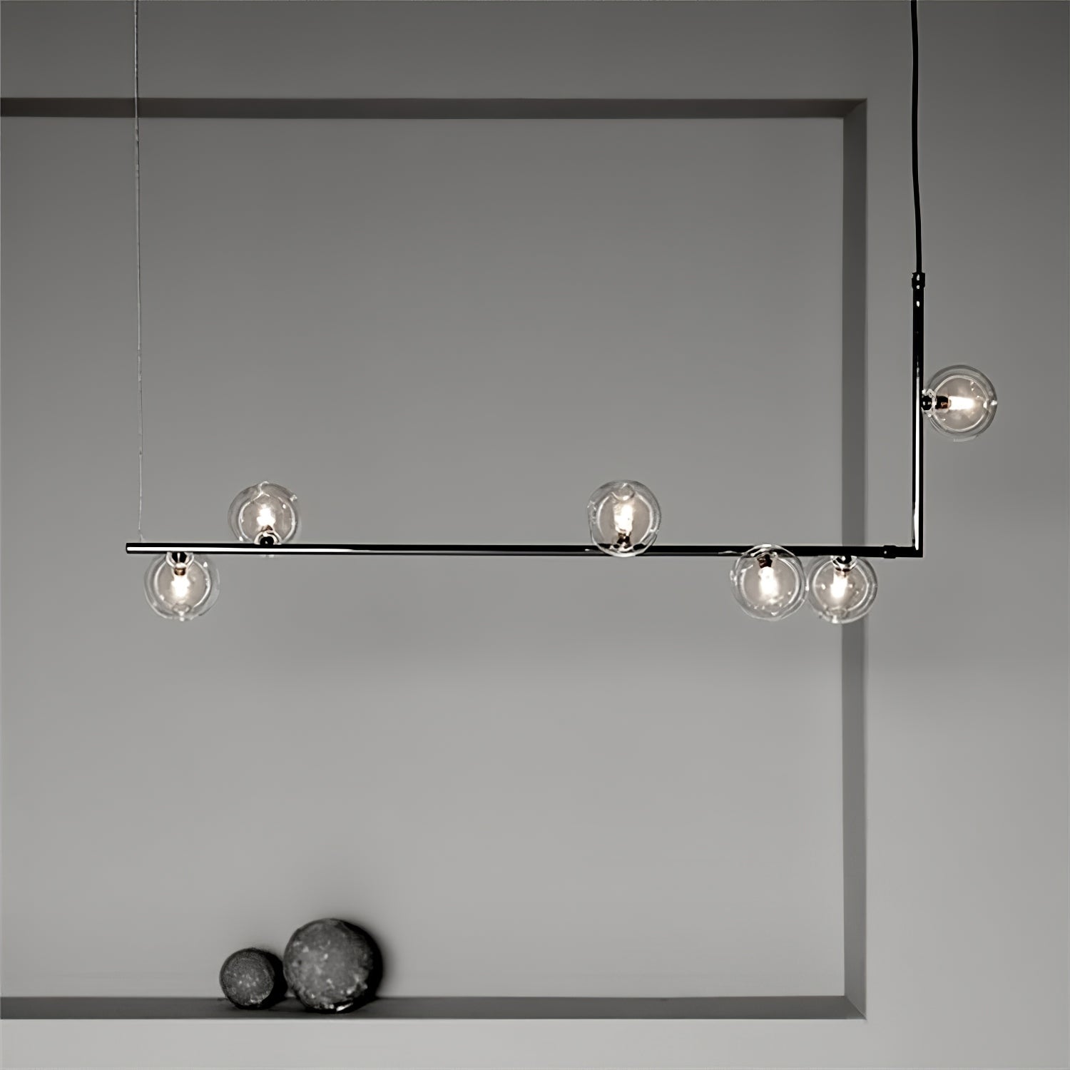 Air 73 Ceiling Glass Suspension Lamp Lighting Lobby