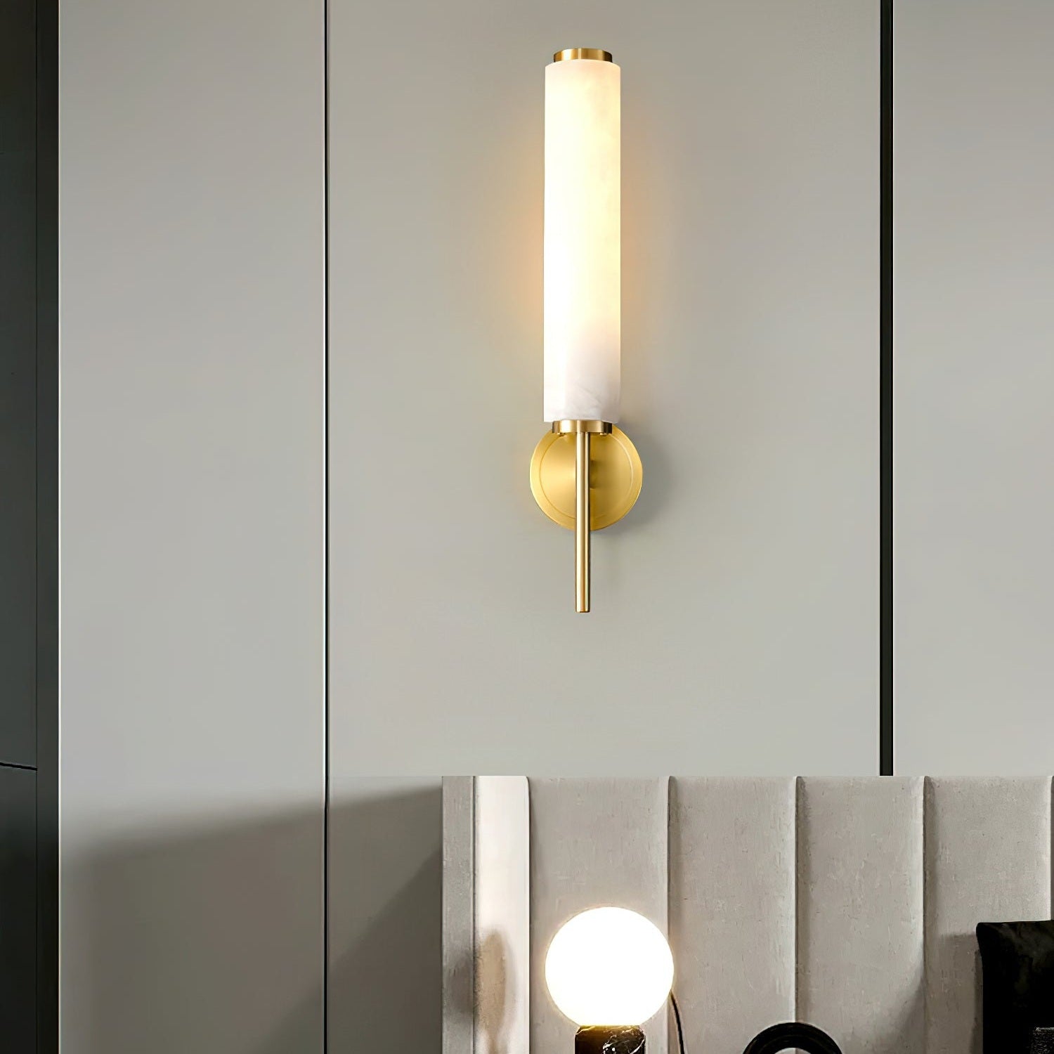 Alabaster Brindisi Wall Light Fixture Lighting Lobby