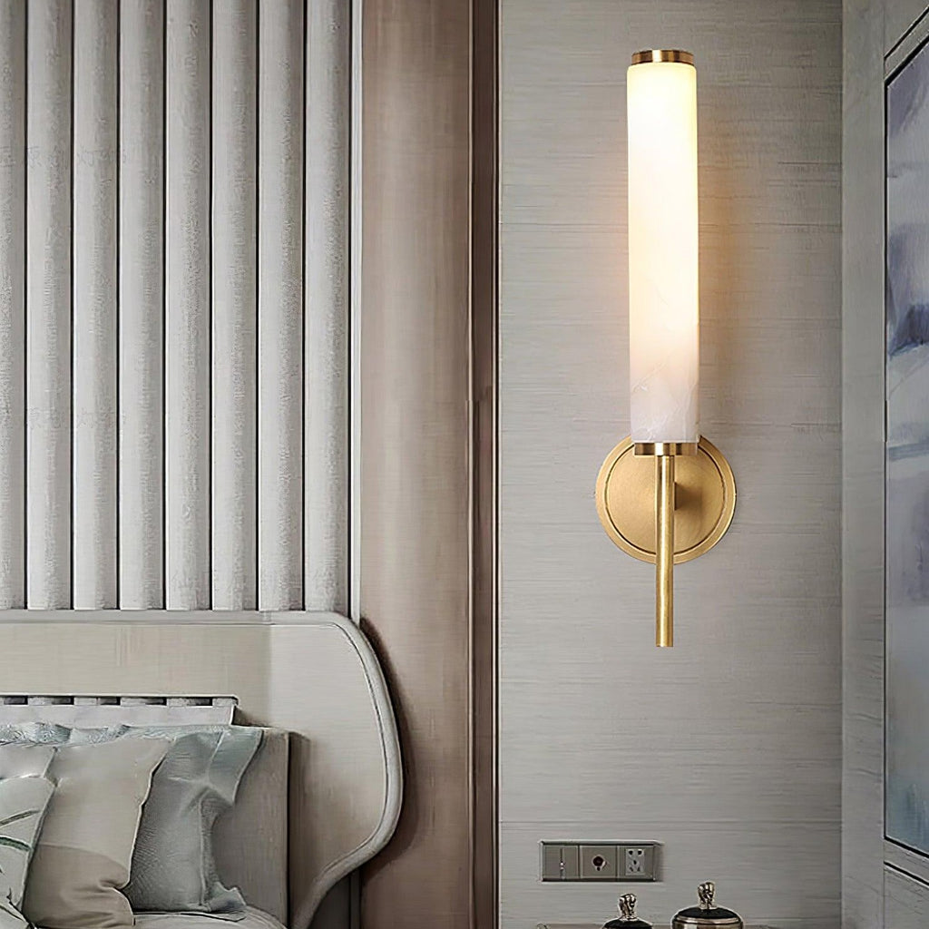 Alabaster Brindisi Wall Light Fixture Lighting Lobby