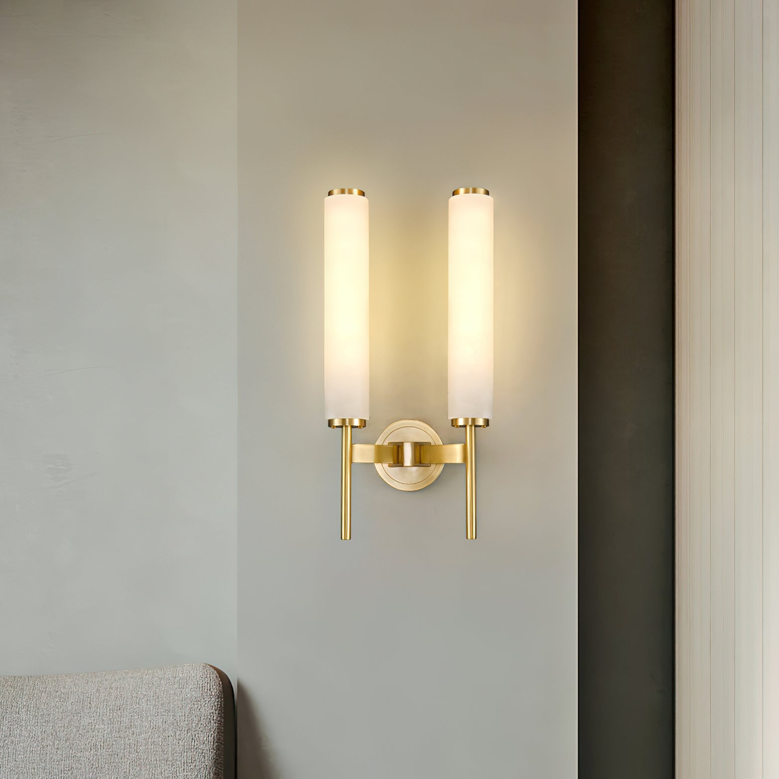 Alabaster Brindisi Wall Light Fixture Lighting Lobby