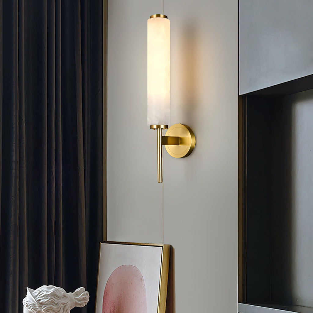 Alabaster Brindisi Wall Light Fixture Lighting Lobby