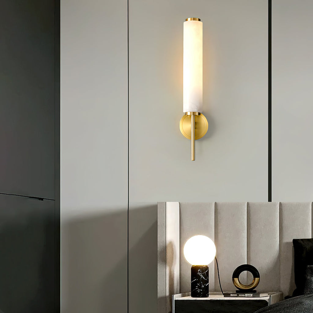 Alabaster Brindisi Wall Light Fixture Lighting Lobby