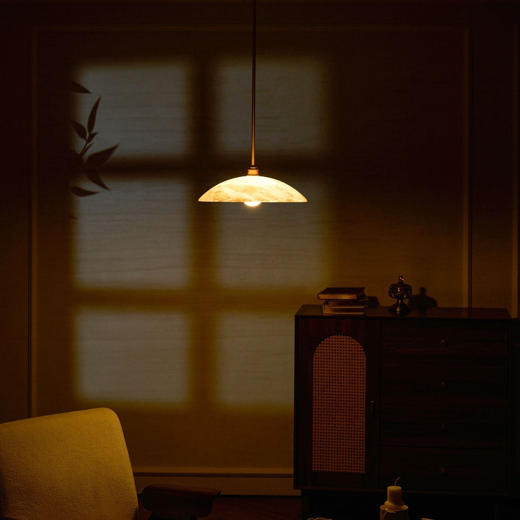 Alabaster Ceiling Pendant Light Lighting Lobby