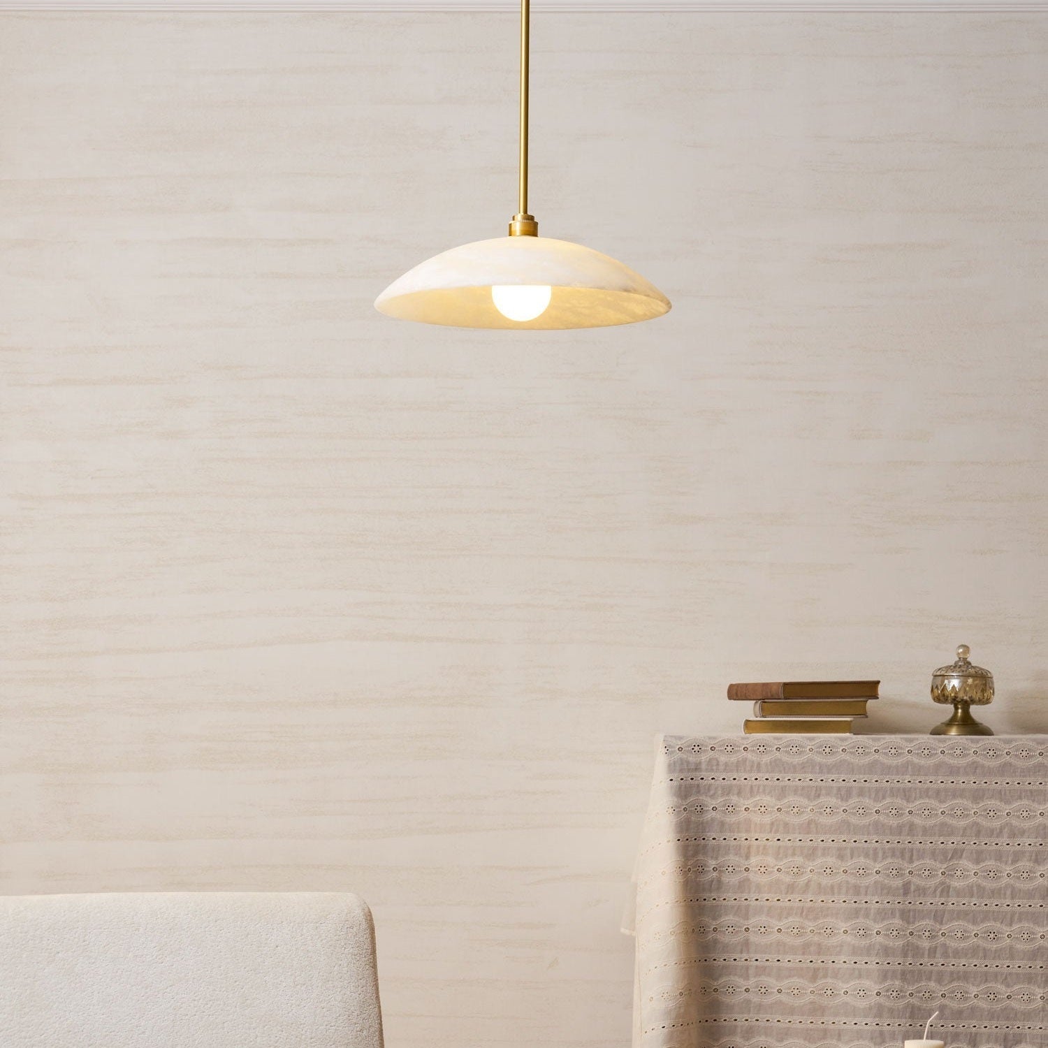 Alabaster Ceiling Pendant Light Lighting Lobby