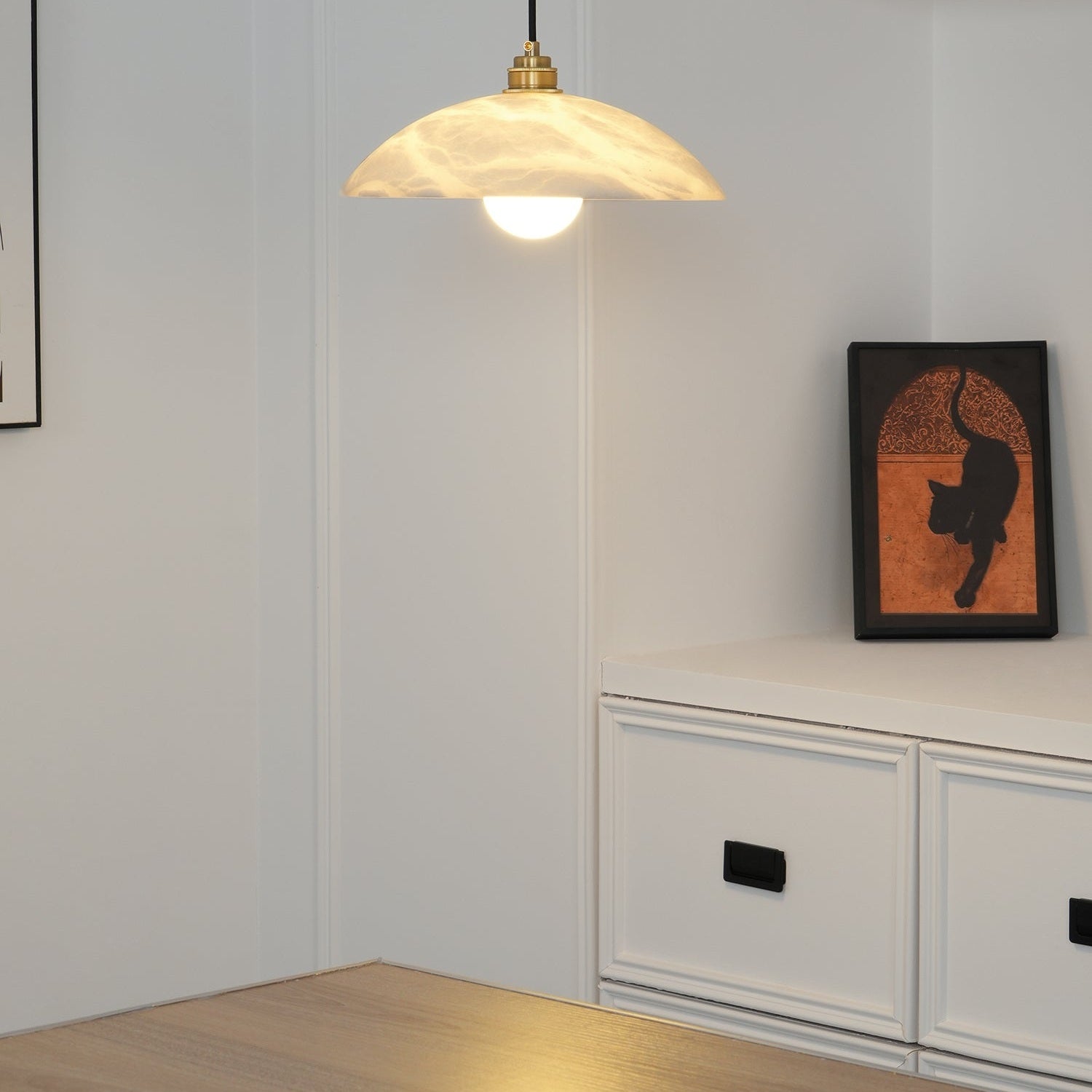 Alabaster Ceiling Pendant Light Lighting Lobby