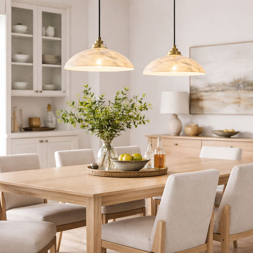 Alabaster Ceiling Pendant Light Lighting Lobby