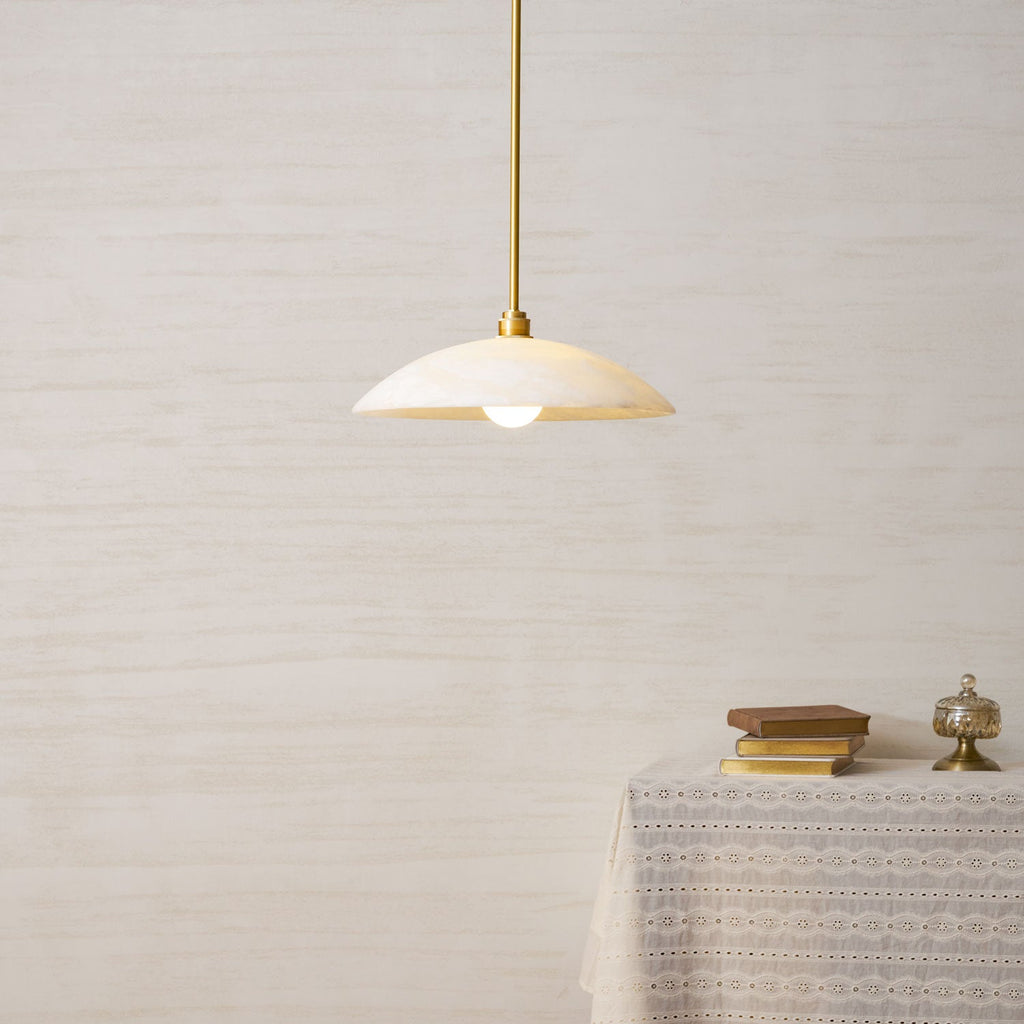 Alabaster Ceiling Pendant Light Lighting Lobby