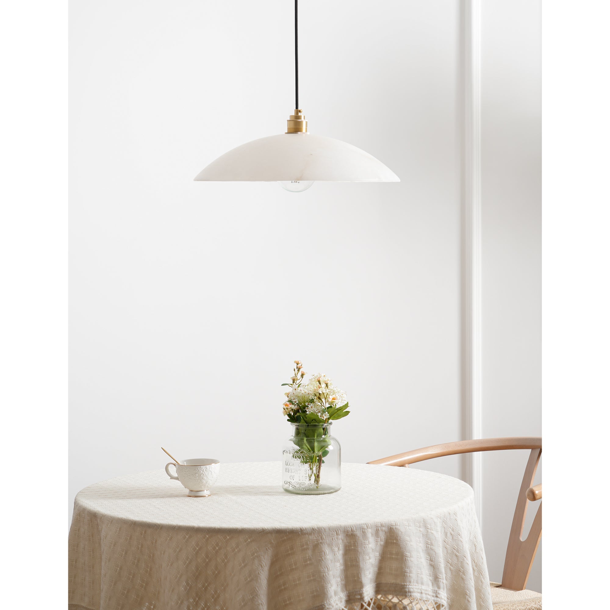 Alabaster Ceiling Pendant Light Lighting Lobby