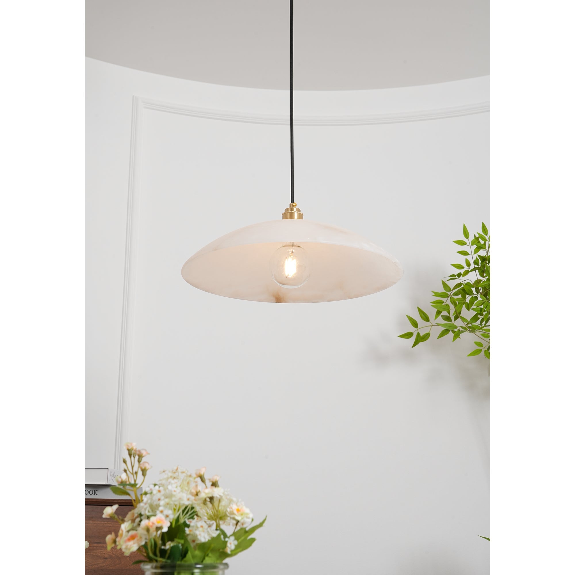 Alabaster Ceiling Pendant Light Lighting Lobby