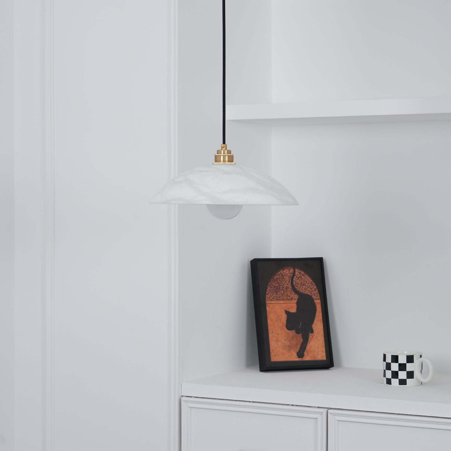 Alabaster Ceiling Pendant Light Lighting Lobby