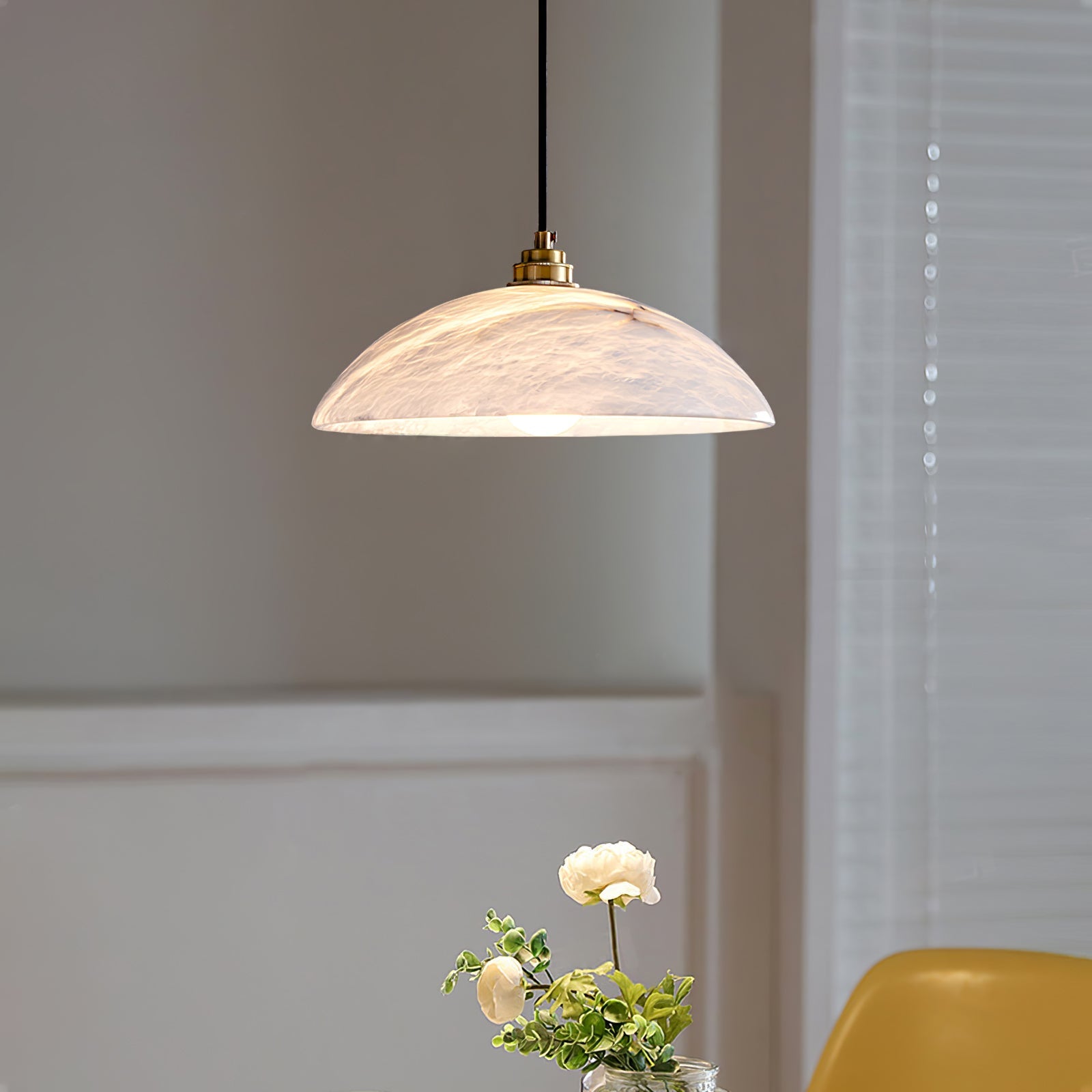 Alabaster Ceiling Pendant Light Lighting Lobby