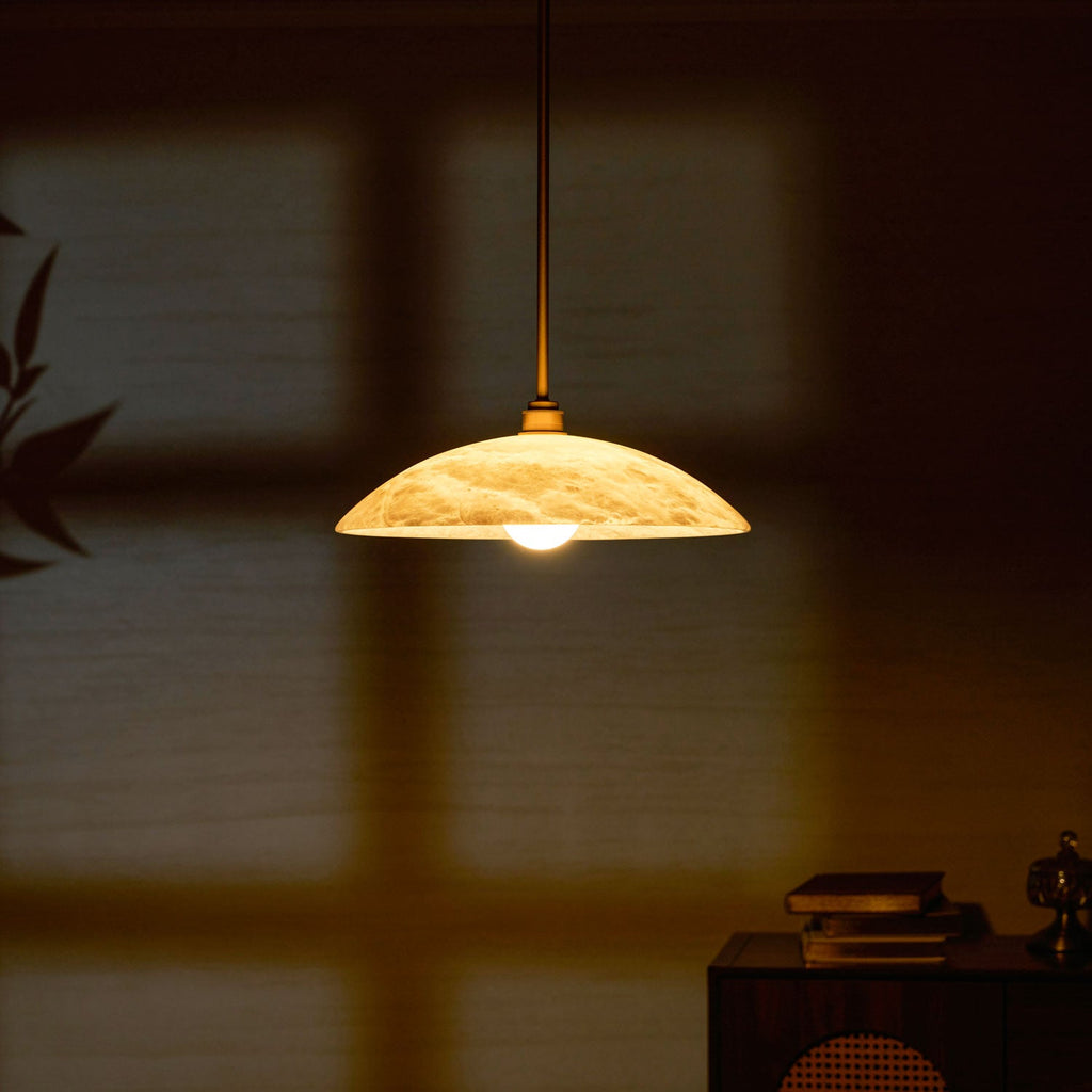 Alabaster Ceiling Pendant Light Lighting Lobby