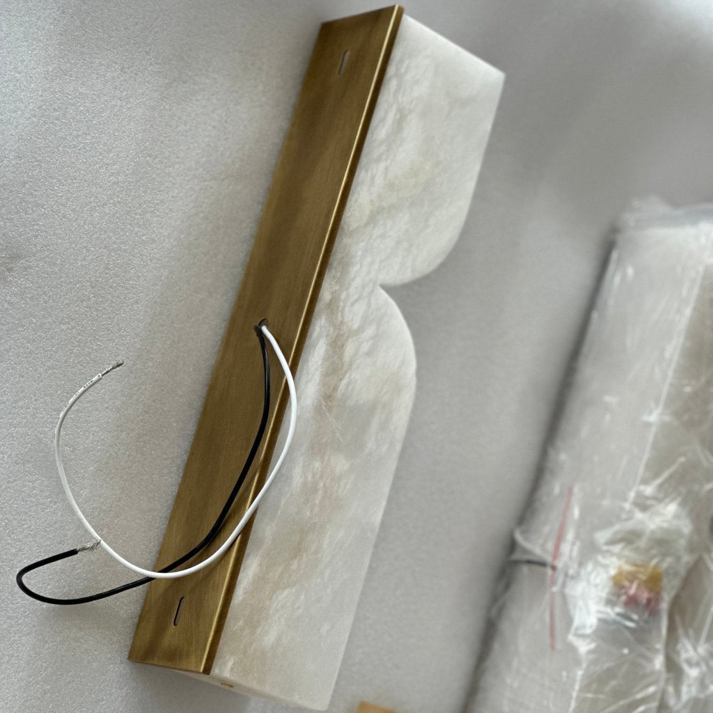Alabaster Essence Wall Light Fixture Lighting Lobby
