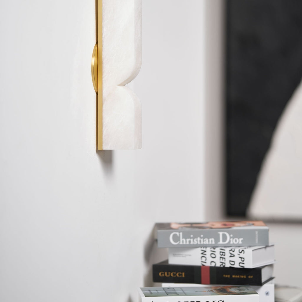Alabaster Essence Wall Light Fixture Lighting Lobby