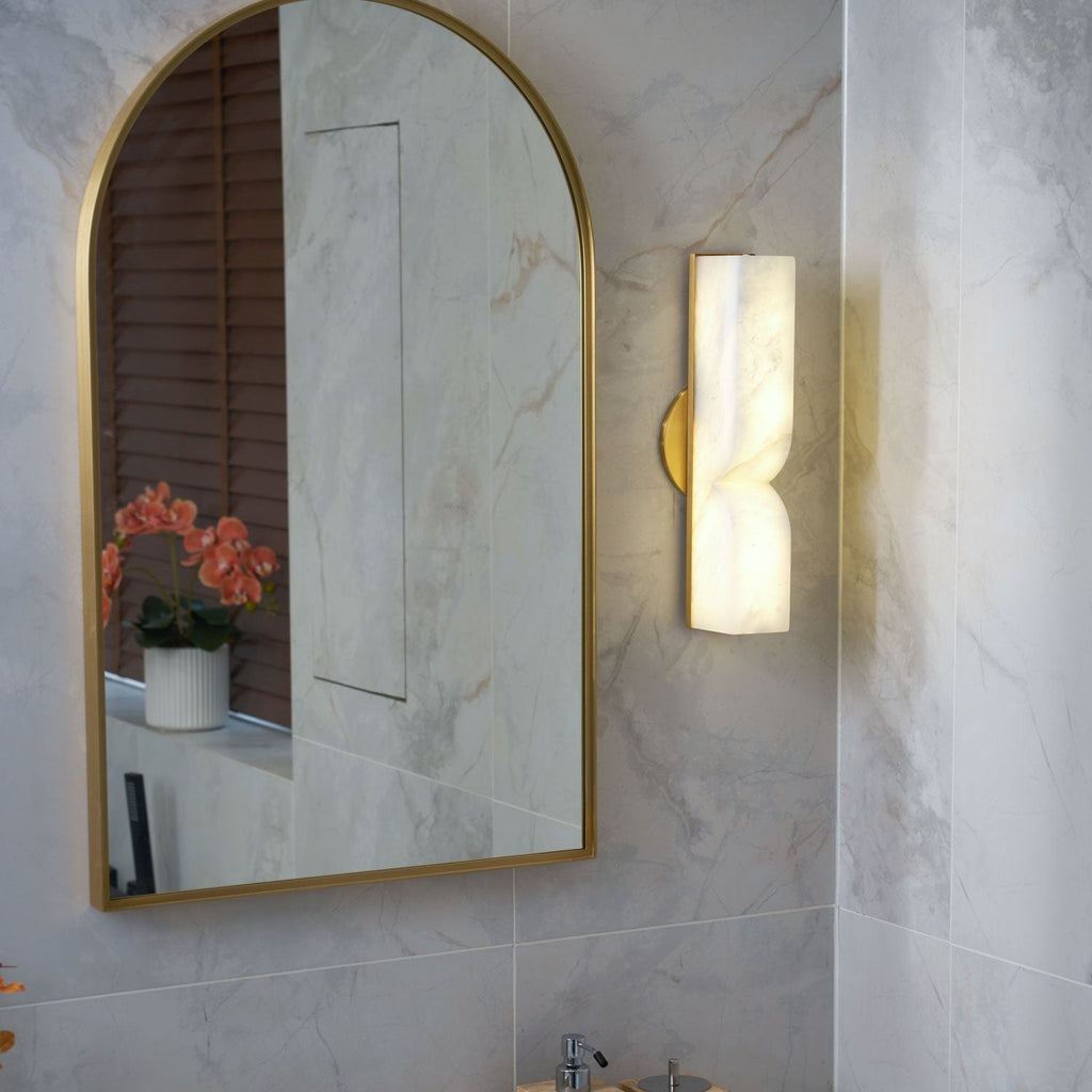 Alabaster Essence Wall Light Fixture Lighting Lobby
