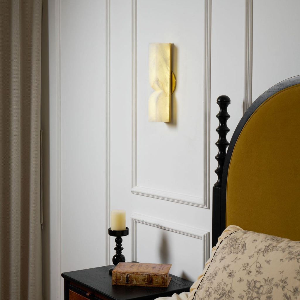 Alabaster Essence Wall Light Fixture Lighting Lobby
