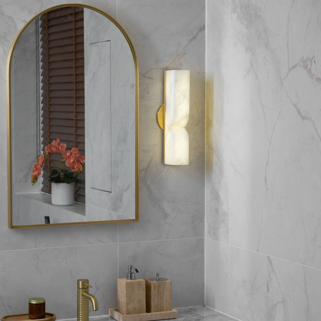 Alabaster Essence Wall Light Fixture Lighting Lobby