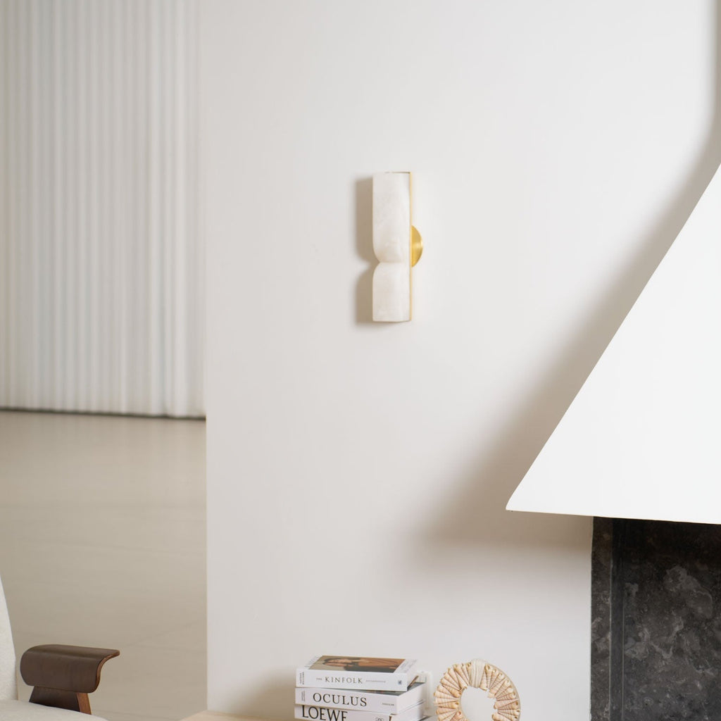 Alabaster Essence Wall Light Fixture Lighting Lobby