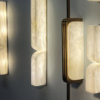 Alabaster Essence Wall Light Fixture Lighting Lobby
