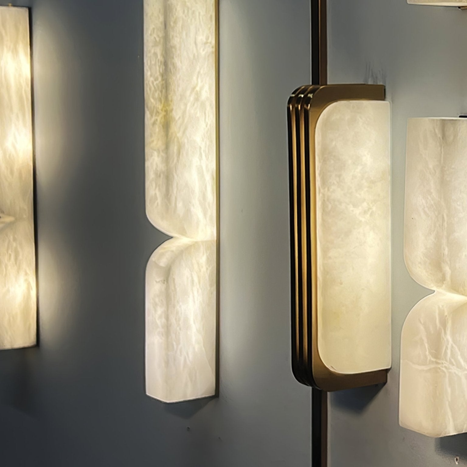 Alabaster Essence Wall Light Fixture Lighting Lobby