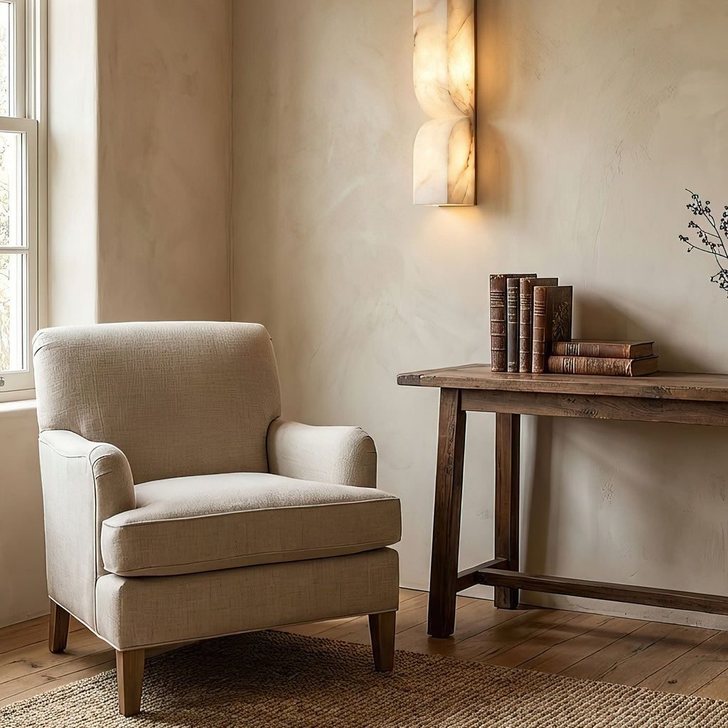 Alabaster Essence Wall Light Fixture Lighting Lobby
